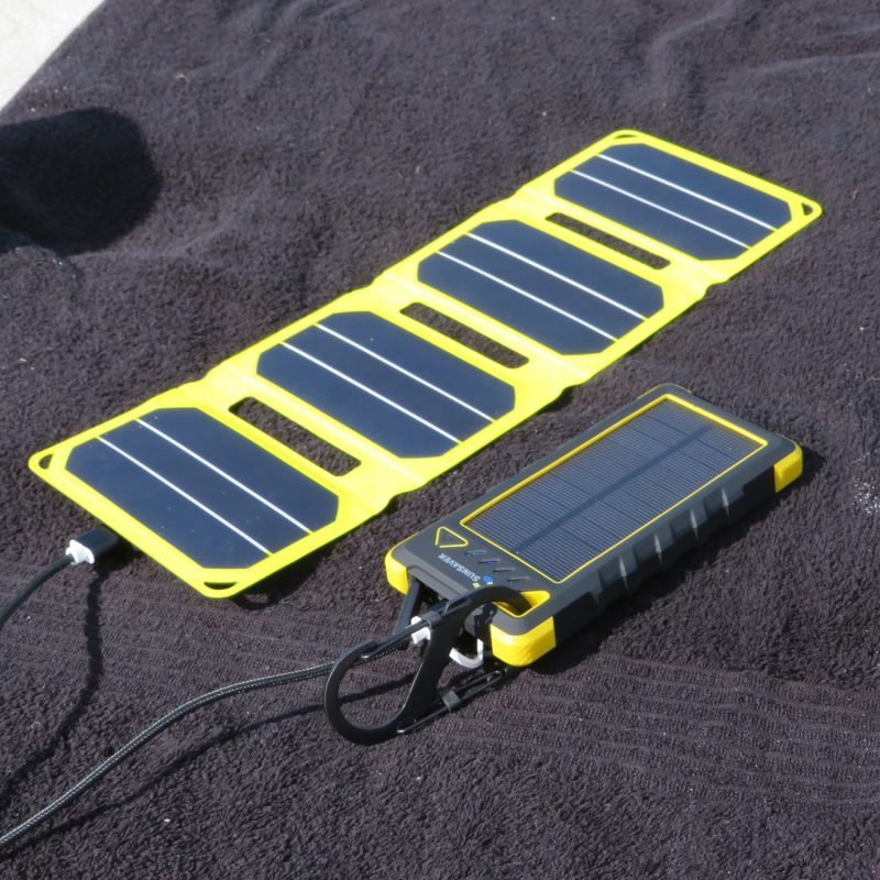 SunSaver Classic Solar Power Bank Being Charged By SunSaver Power-Flex