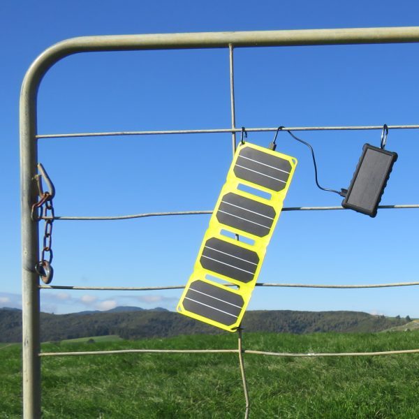SunSaver Lightweight Bundle Hanging On Gate